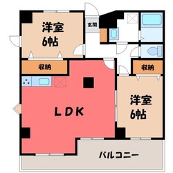 グランドール K‐1の物件間取画像